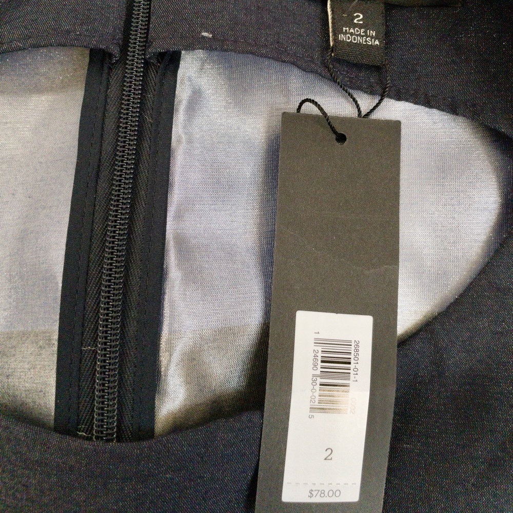 Banana Republic peplum purple & black striped tank